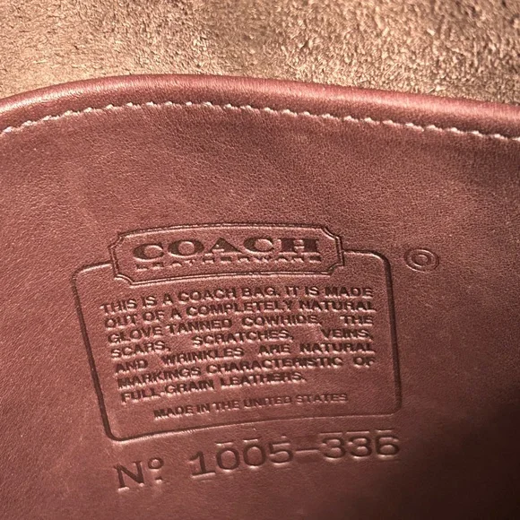 Coach Vintage Station Mahogany 1005-336
Made in US - Picture 2 of 12